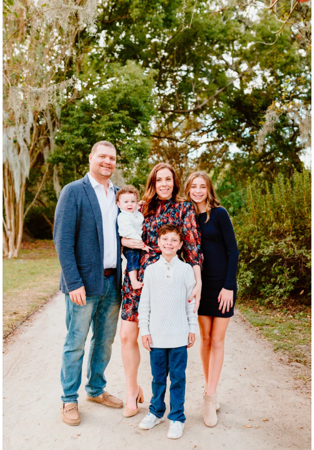 Matt Lucas with his family